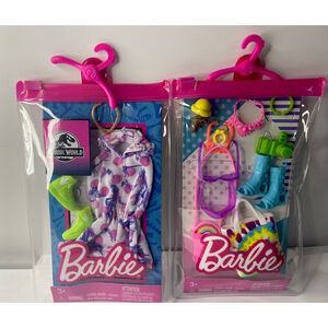 Barbie Complete Fashion Jurassic World  Clothing & Complete Accessories 2‎ Lots